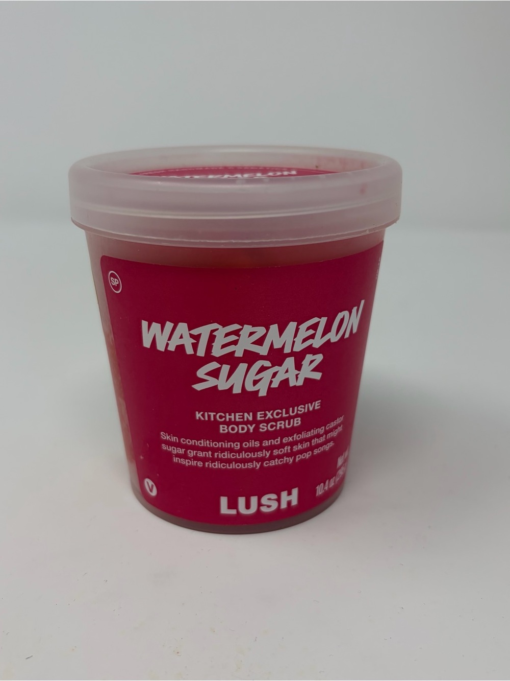 LUSH Kitchen June 2026 Watermelon Sugar Pink Body Scrub